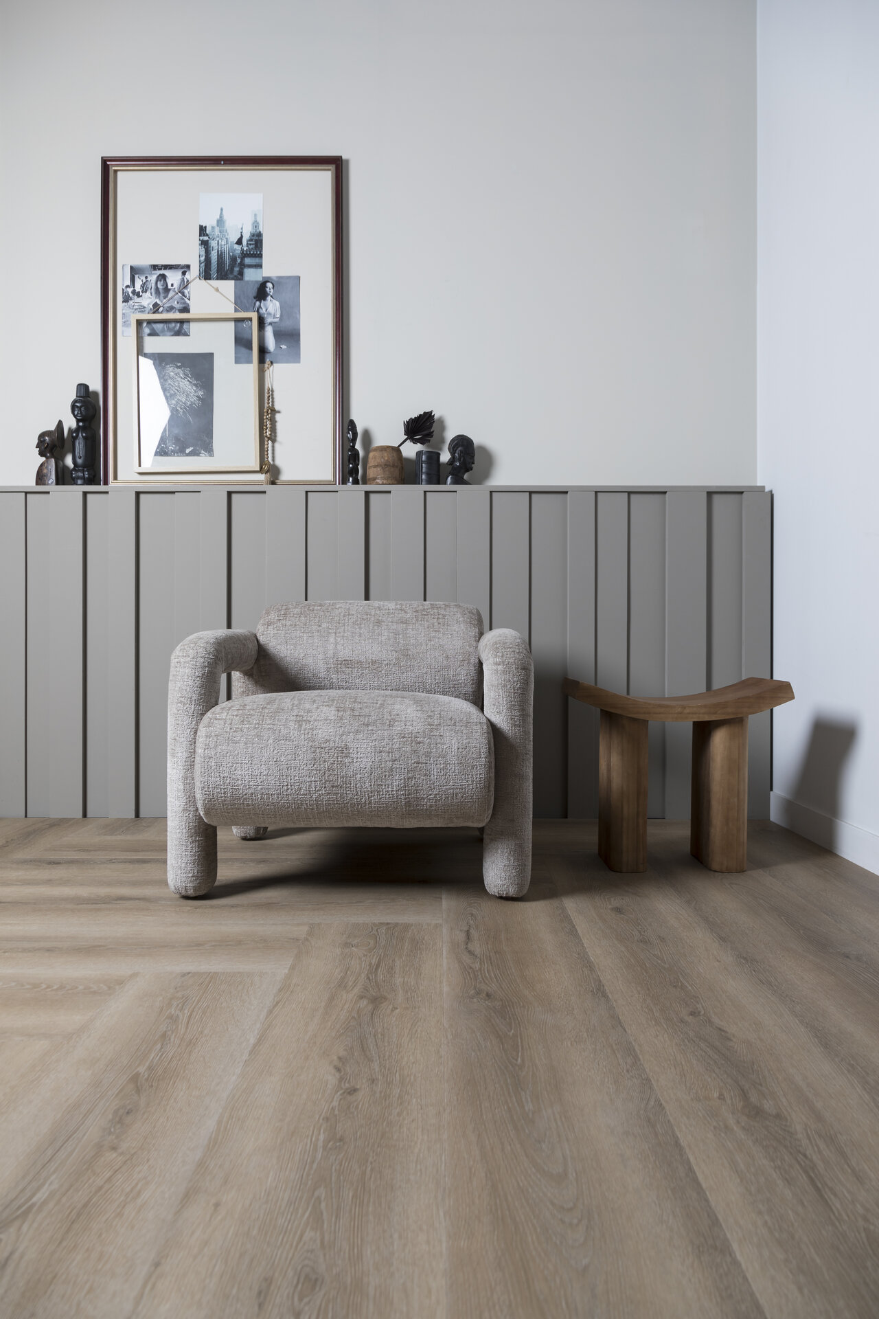 Brede plank PVC vloer